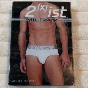 2xist Military White No-Show Briefs